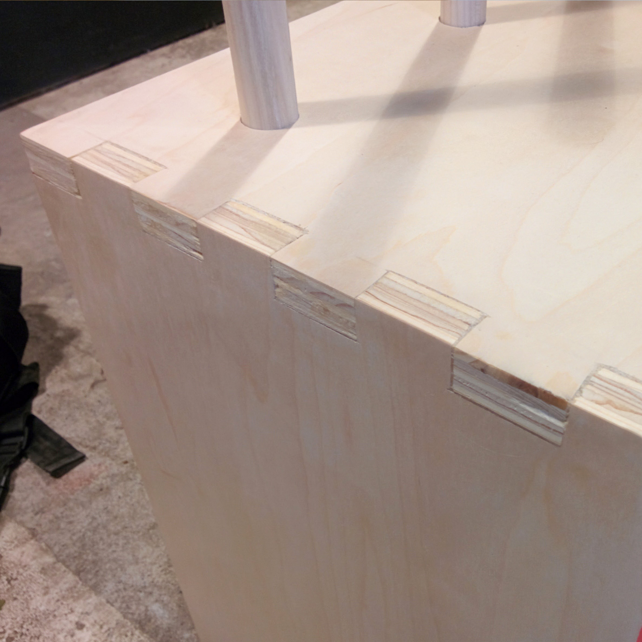 finger joint connection